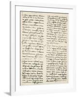 Letter Written-Amerigo Vespucci-Framed Giclee Print