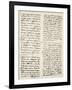 Letter Written-Amerigo Vespucci-Framed Giclee Print