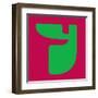 Letter Y Green-NaxArt-Framed Art Print