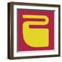 Letter Z Yellow-NaxArt-Framed Art Print