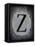 Letter Z-LightBoxJournal-Framed Stretched Canvas
