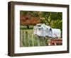 Letterboxes, King Country, North Island, New Zealand-David Wall-Framed Photographic Print