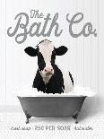 Cow 25 Cents per Soak-lettered & lined-Art Print