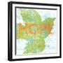 Letterpress Hope-Sue Schlabach-Framed Art Print