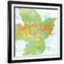 Letterpress Hope-Sue Schlabach-Framed Art Print