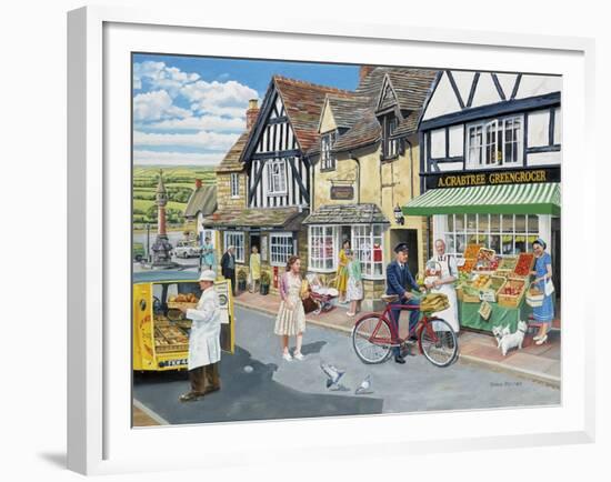 Letters for the Greengrocer-Trevor Mitchell-Framed Giclee Print