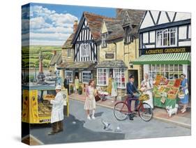 Letters for the Greengrocer-Trevor Mitchell-Stretched Canvas