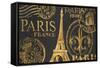 Letters from Paris II-Janice Gaynor-Framed Stretched Canvas