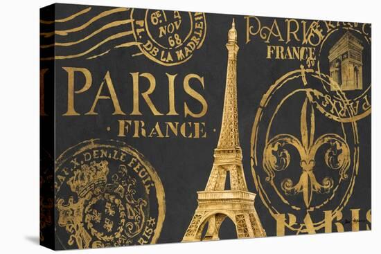 Letters from Paris II-Janice Gaynor-Stretched Canvas