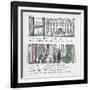 Letters H, I and J: Hotel, Index and Journey-null-Framed Giclee Print