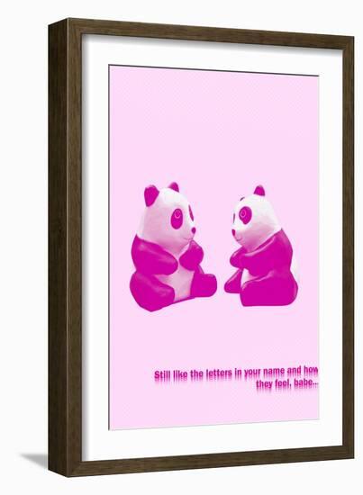 Letters In Your Name-null-Framed Art Print