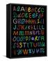 Letters Of The Alphabet Made From Neon Signs-Karimala-Framed Stretched Canvas