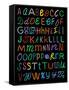 Letters Of The Alphabet Made From Neon Signs-Karimala-Framed Stretched Canvas