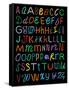 Letters Of The Alphabet Made From Neon Signs-Karimala-Framed Stretched Canvas
