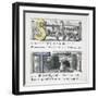 Letters S and T: Station and Tunnel.-null-Framed Giclee Print