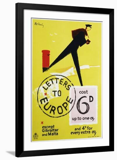 Letters to Europe Cost 6D-Pat Keely-Framed Art Print