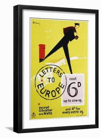 Letters to Europe Cost 6D-Pat Keely-Framed Art Print