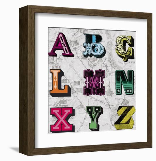 Letterset-Tom Frazier-Framed Giclee Print