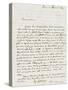 Lettre à Monsieur Albert, Paris 19 Avril 1849-Eugene Delacroix-Stretched Canvas