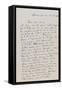 Lettre autographe de Paul Jamot à Maurice Serullaz dimanche soir, 16 Octobre 1938 ; doubfeuillet-null-Framed Stretched Canvas