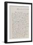 Lettre autographe de Paul Jamot à Maurice Serullaz dimanche soir, 16 Octobre 1938 ; doubfeuillet-null-Framed Giclee Print