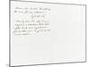 Lettre autographe signée à Berryer, 29 Juillet 1861-Eugene Delacroix-Mounted Giclee Print