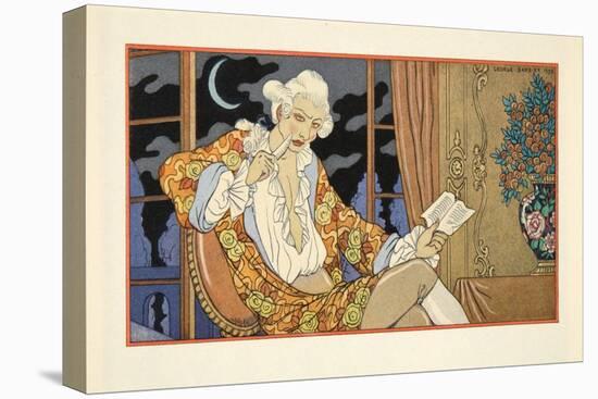 Lettre Lxxxviii, Cecile Volanges Au Vicomte De Valmont, from 'Les Liaisons Dangereuses' by Pierre C-Georges Barbier-Stretched Canvas