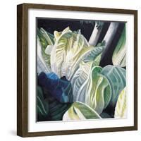 Lettuce and Leeks, 2002-Pedro Diego Alvarado-Framed Giclee Print