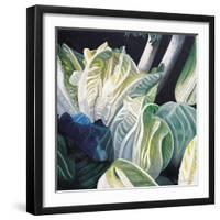 Lettuce and Leeks, 2002-Pedro Diego Alvarado-Framed Giclee Print