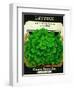 Lettuce Seed Packet-Lantern Press-Framed Art Print