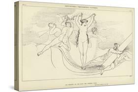 Leucothea Preserving Ulysses-John Flaxman-Stretched Canvas