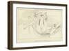 Leucothea Preserving Ulysses-John Flaxman-Framed Premium Giclee Print