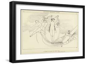 Leucothea Preserving Ulysses-John Flaxman-Framed Premium Giclee Print