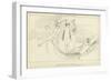 Leucothea Preserving Ulysses-John Flaxman-Framed Premium Giclee Print