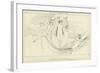 Leucothea Preserving Ulysses-John Flaxman-Framed Giclee Print