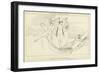 Leucothea Preserving Ulysses-John Flaxman-Framed Giclee Print