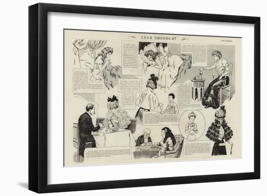 Leur Chocolat-null-Framed Giclee Print