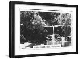 Leura Falls, Blue Mountains, Australia, 1928-null-Framed Giclee Print