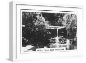 Leura Falls, Blue Mountains, Australia, 1928-null-Framed Giclee Print