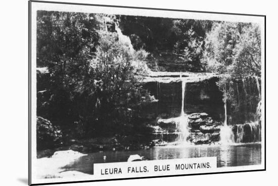 Leura Falls, Blue Mountains, Australia, 1928-null-Mounted Giclee Print