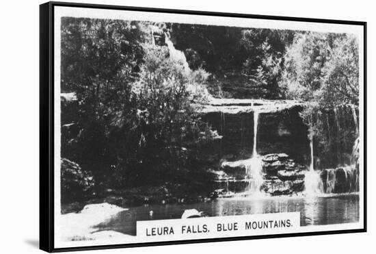 Leura Falls, Blue Mountains, Australia, 1928-null-Framed Stretched Canvas