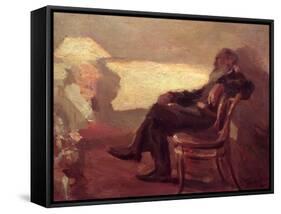 Lev Nikolaevich Tolstoy (1828-1910) 1901-Leonid Osipovic Pasternak-Framed Stretched Canvas