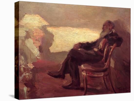 Lev Nikolaevich Tolstoy (1828-1910) 1901-Leonid Osipovic Pasternak-Stretched Canvas