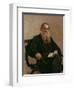 Lev Tolstoy (1828-1810) 1887-Ilya Efimovich Repin-Framed Giclee Print