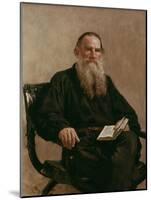 Lev Tolstoy (1828-1810) 1887-Ilya Efimovich Repin-Mounted Giclee Print