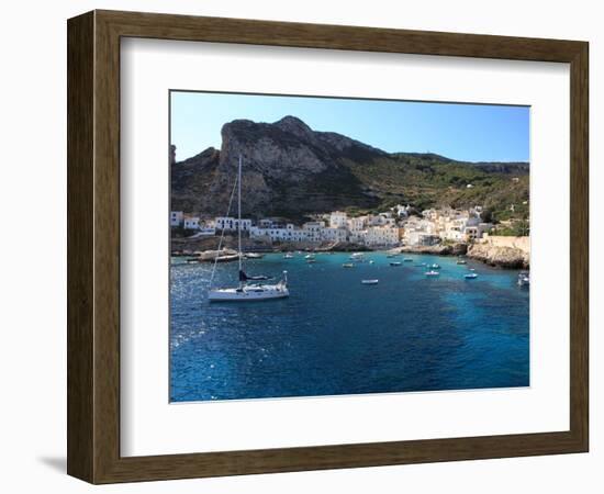 Levanzo, Egadi Island, Sicily, Italy, Mediterranean, Europe-Vincenzo Lombardo-Framed Photographic Print