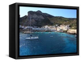 Levanzo, Egadi Island, Sicily, Italy, Mediterranean, Europe-Vincenzo Lombardo-Framed Stretched Canvas