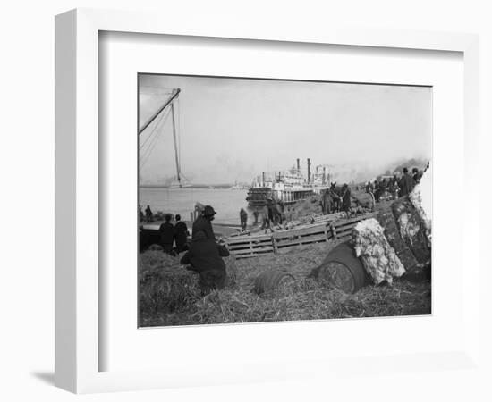 Levee at Memphis-null-Framed Photographic Print