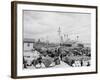 Levee, Foot of Canal St., New Orleans-null-Framed Photo