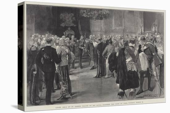 Levee Held at St James's Palace by His Royal Highness the Duke of York, Tuesday, 13 March-Thomas Walter Wilson-Stretched Canvas